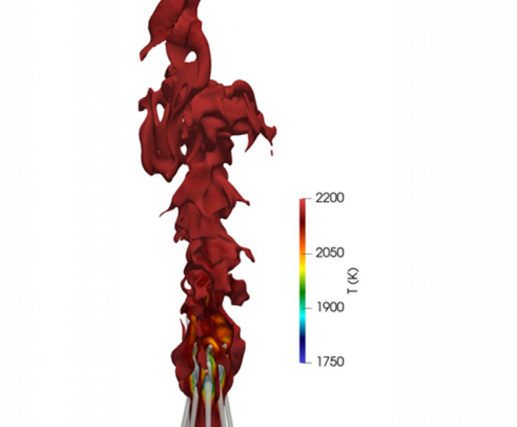 Preferential diffusion and thermal radiation modelling in an industrial furnace fed with hydrogen-methane blends